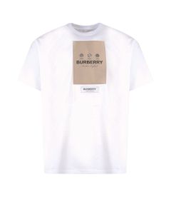 Burberry Logo Patch Crewneck T-Shirt