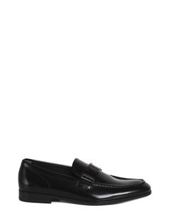 Tod's Almond-Toe Logo Plaque Loafers