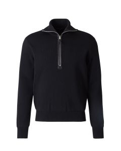 Tom Ford Half-Zipped Knitted Hoodie