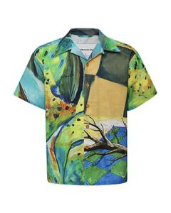 Andersson Bell Allover Graphic Printed Short Sleeved Shirt