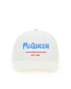 Alexander McQueen Logo Printed Baseball Cap
