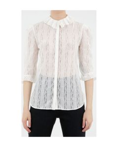 Ruffled Blouse In Lace