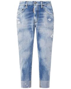 Dsquared2 Washed-Effect Cropped Jeans