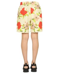 Ganni Floral Printed Shorts