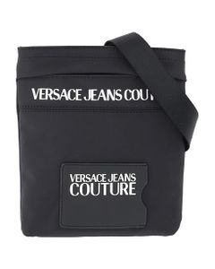 Versace Jeans Couture Fabric Courier Bag With Logo Details