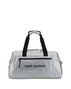 Saint Laurent Logo Printed Zip-Up Luggage Bag