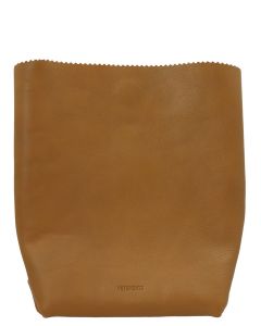Vetements Logo Embossed Fold-Over Clutch Bag