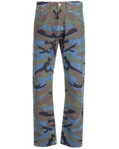 Vetements Camouflage Print Slim-Fit Jeans
