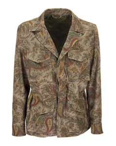 Paisley print sahara jacket