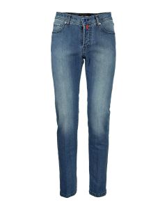 Faded five-pocket jeans