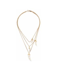Isalbel Marant Woman's Brass Necklace With Buffalo Horns