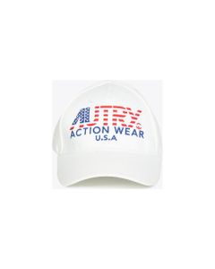 Cap Iconic Unisex Flag White cotton cap with American flag logo