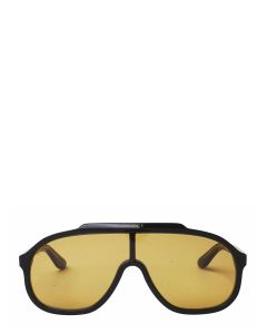 Gucci Eyewear Oversized Pilot Frame Sunglasses