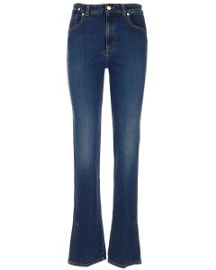 Alexander McQueen Slim-Fit Flared Jeans