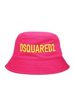Dsquared2 Logo Embroidered Narrow-Brim Bucket Hat