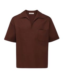 Valentino Straight Hem Short-Sleeved Polo Shirt
