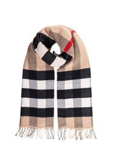 Burberry Vintage Check Fringed Scarf