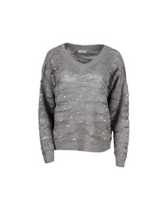 Animal Print Sweater In Silk, Linen And Hemp