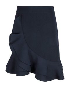 Scalloped Mini Skirt