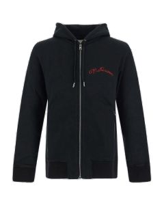 Alexander McQueen Logo Embroidered Zipped Jacket