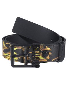 Versace Jeans Couture Baroque Printed Buckle Belt