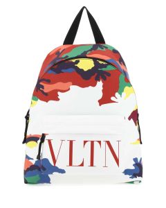 Valentino CAMOU7 Print Backpack