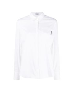 Cotton L/s Shirt With Pocket