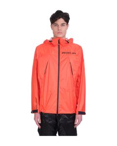 Mzenc Casual Jacket In Orange Synthetic Fibers