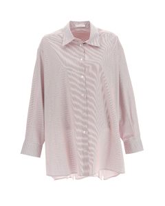 The Row Buttoned Striped Long-Sleeved Shirt