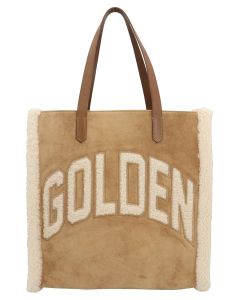 Golden Goose Deluxe Brand Logo Detailed Strapped Tote Bag