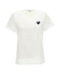 Comme des Garçons Play Heart Logo Embroidered T-Shirt