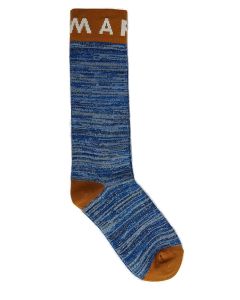 Marni Logo-Intarsia Striped Socks