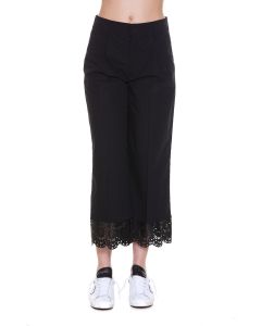 TWINSET Embroidered Cropped Trousers