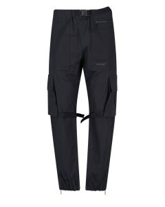 Off-White Diag Striped Belted Waist Cargo Trousers