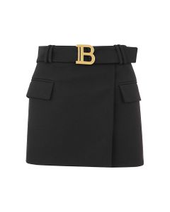 Short Low-rise Belted Gdp Skirt