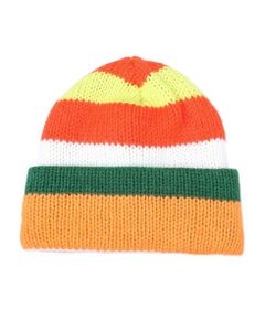 Beanie Hat In Multicolor Knit