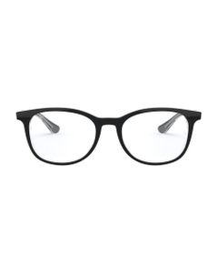 Rx5356 Black On Transparent Glasses