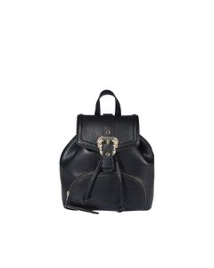 Versace Jeans Couture Logo Buckle Foldover Backpack