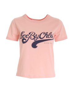 Branded T-shirt in Perfect Peach color