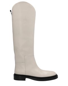 Jil Sander Almond-Toe Knee-Length Boots