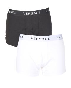 Versace Logo Band Two-Pack Stretched Boxers