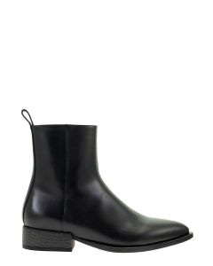 Brunello Cucinelli Pointed-Toe Zipped Ankle Boots