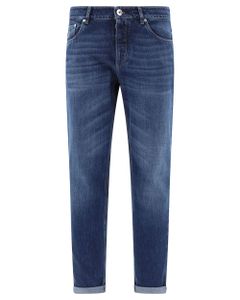 Brunello Cucinelli Mid-Rise Cuffed Jeans