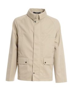 Cotton blend pocket jacket