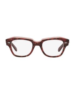 Rx5486 Havana On Transparent Purple Glasses