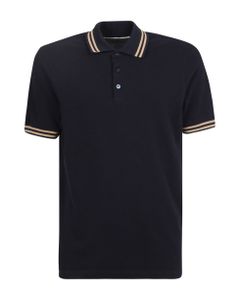 Contrast-stripe Polo Shirt