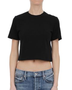 Saint Laurent Short-Sleeved Cropped T-Shirt