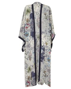 Etro Moonlight Floral Printed Poncho