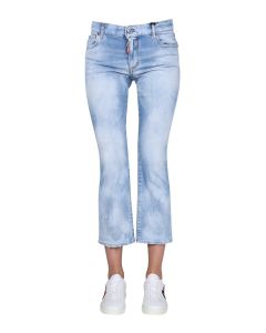 Dsquared2 Kick Flare Cropped Jeans