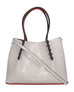 Tote In White Leather
